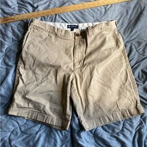 jcrew merchantile flex khaki shorts tan brown cotton and spandex comfy slacks